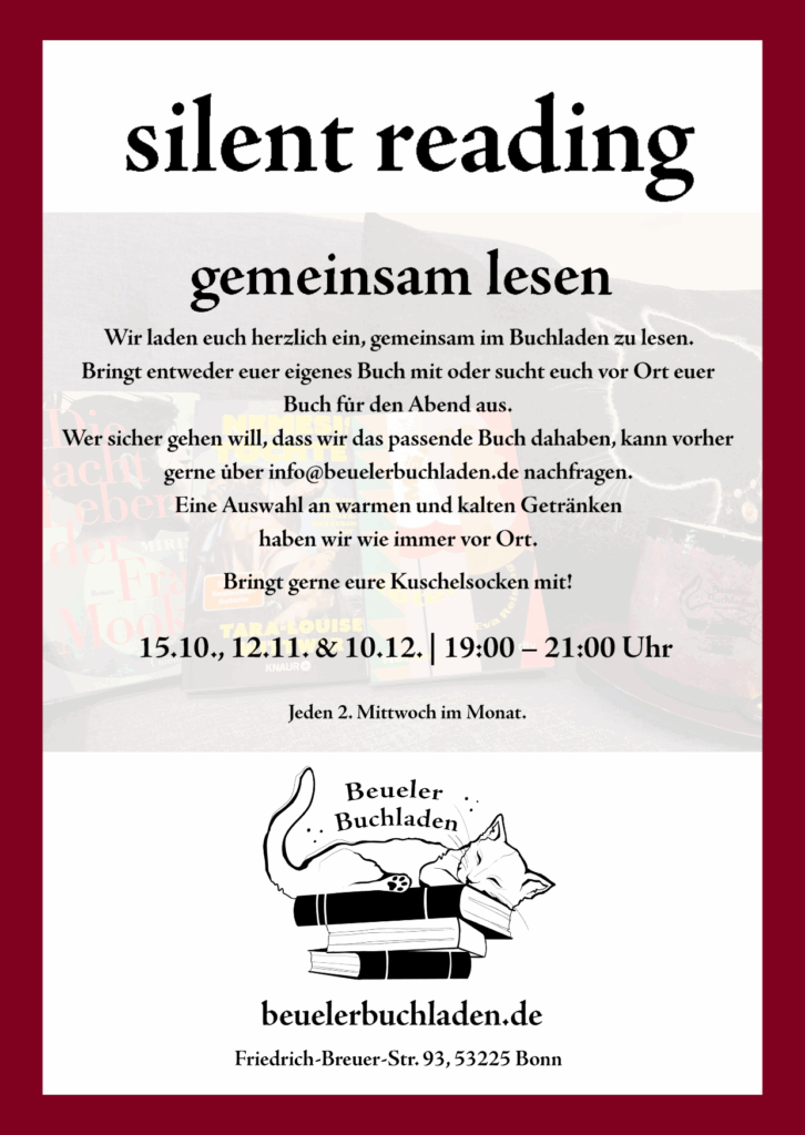 Silent Reading im Beueler Buchladen